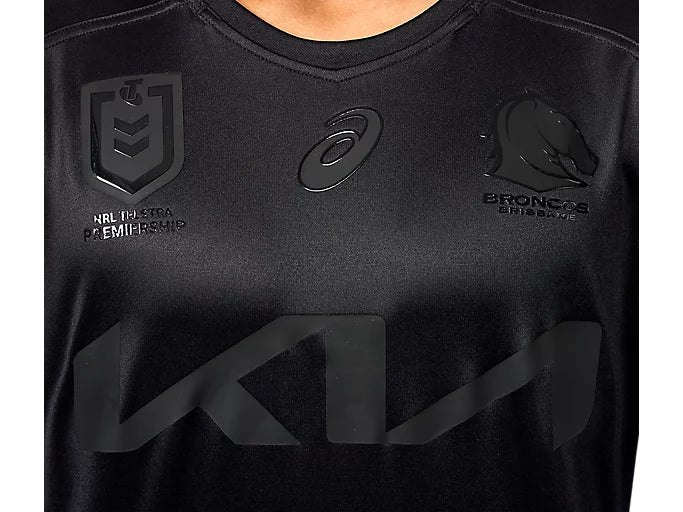 Brisbane Broncos 2025 Mens Black Jersey Black Medium