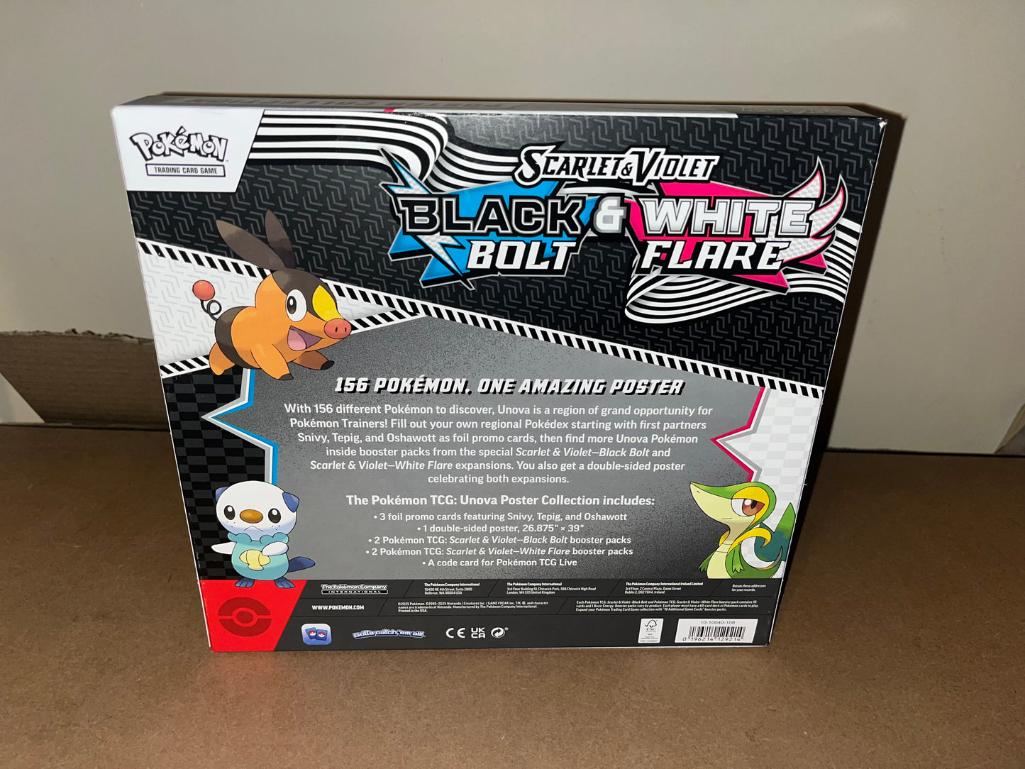 Pokemon TCG Scarlet & Violet Unova Poster Collection x1 For Sale Sealed