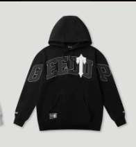 Geedup Team Logo x Irongate T Hoodie Black/White Medium INHAND