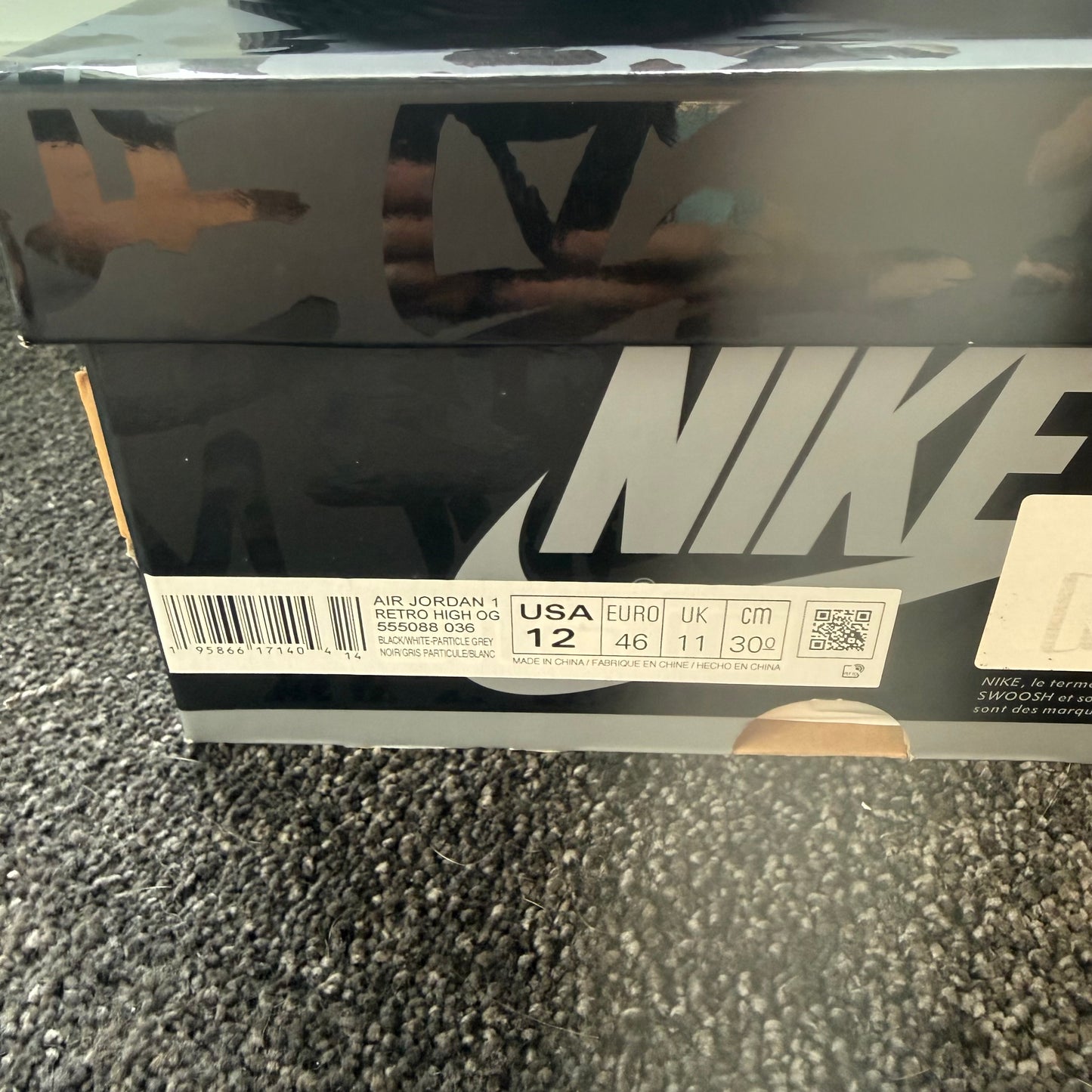 Jordan 1 Retro High OG Rebellionaire 12M Brand New With Box Authentic