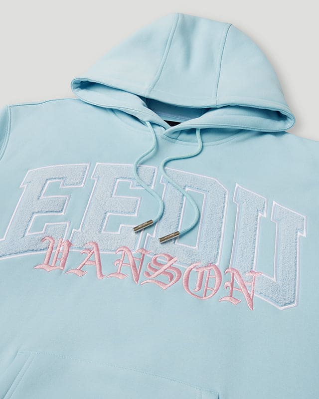 Geedup Team Logo x Vanson Hoodie Light Blue S - 2XL INHAND