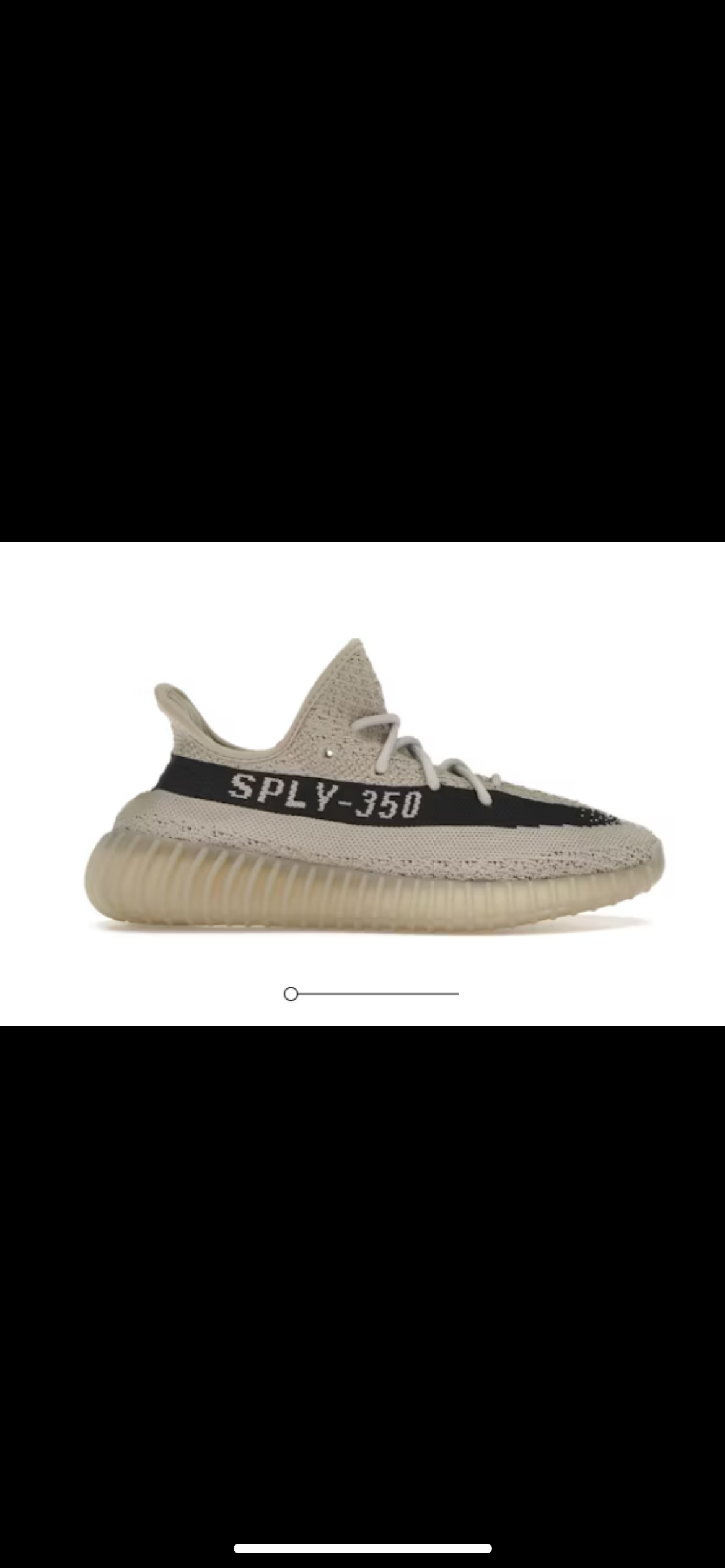 Yeezy 350v2 Slate 8M (9W