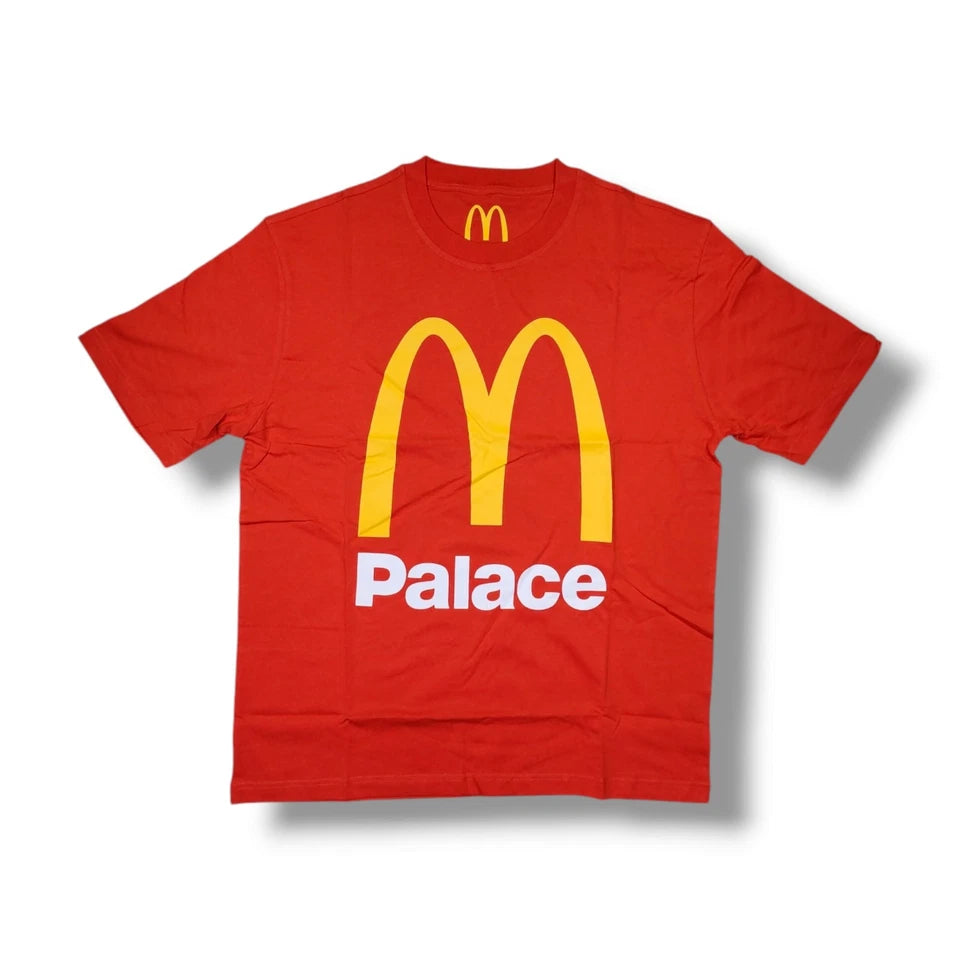 Palace x McDonalds Logo Tee Red Large