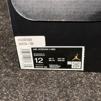 Jordan 1 Mid Neutral Grey 12M 
Brand New Authentic
