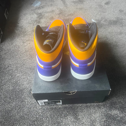 Jordan 1 Mid Lakers (2022) 12M 
Brand New Authentic