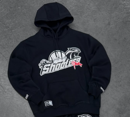 Geedup Sydney x Trapstar Shooters Hoodie Black/Red Small inhand