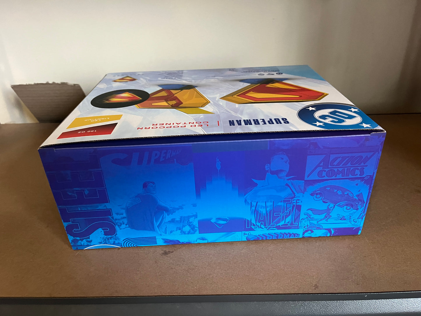 Superman Movie LED Popcorn Bucket Collectible Hoyts Cinema EXCLUSIVE Brand New Sealed