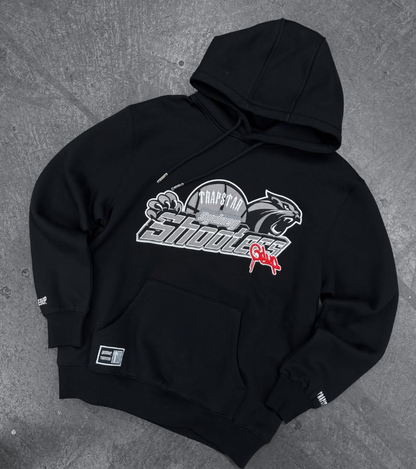 Geedup Sydney x Trapstar Shooters Hoodie Black/Red Small inhand