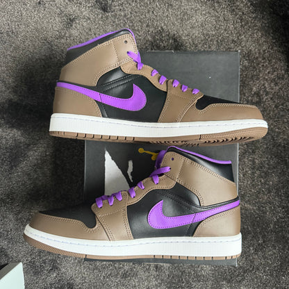 Jordan 1 Mid Purple Mocha 12M 
Brand New Authentic
