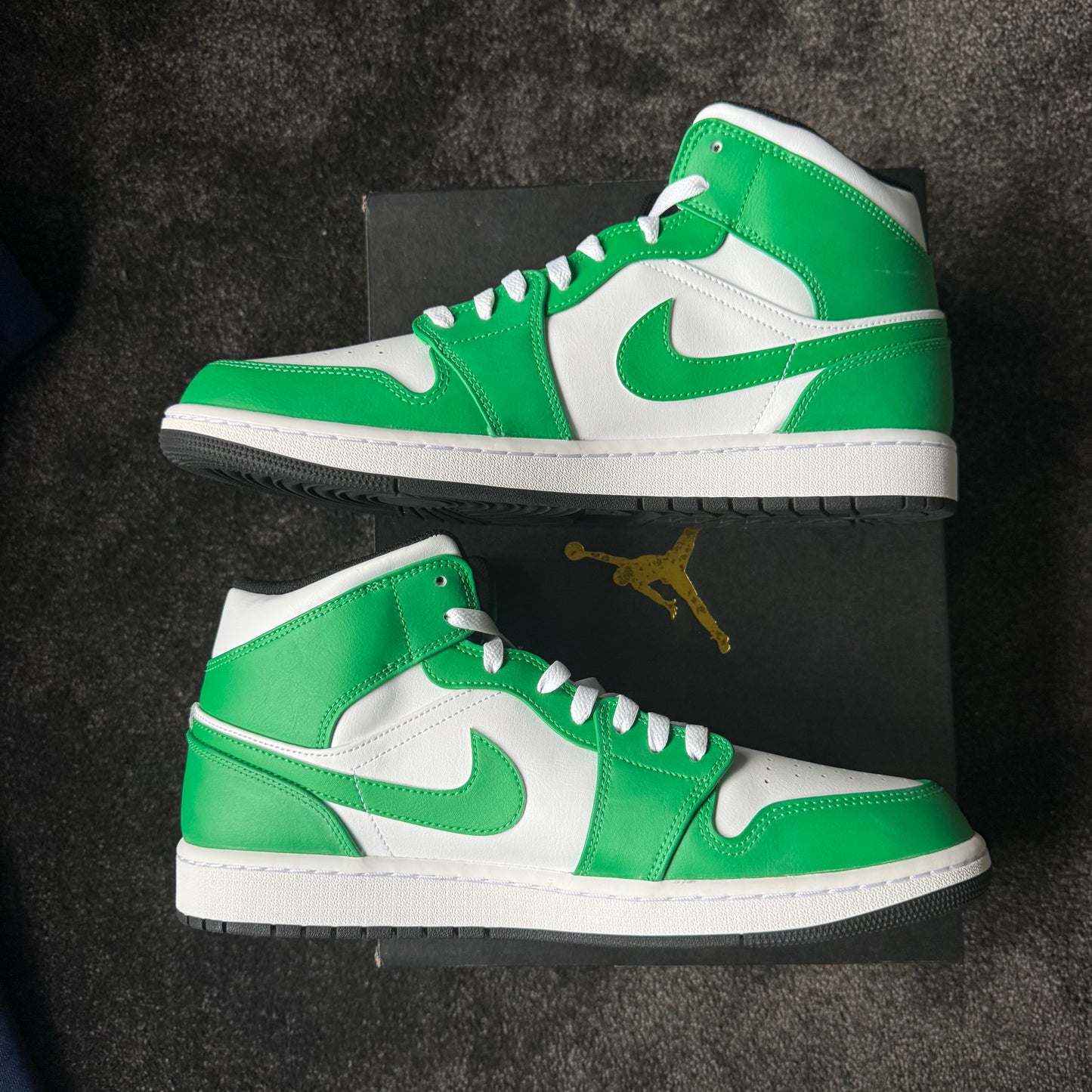 Jordan 1 Mid Lucky Green 12M 
Brand New Authentic