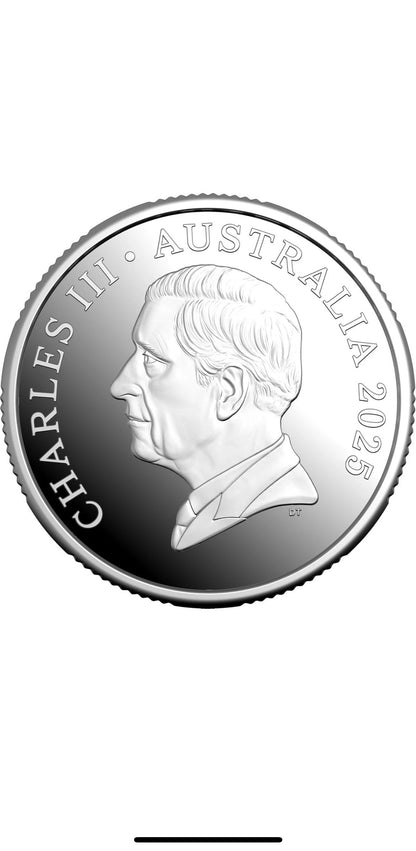 2025 30TH ANNIVERSARY OF TORRES STRAIT ISLANDER FLAG $2 “C” - SILVER PROOF COIN x1