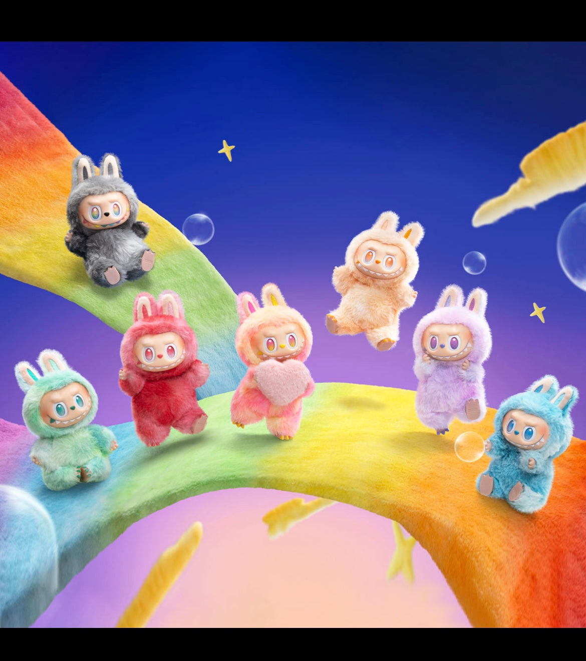 THE MONSTERS Big into Energy Series-Vinyl Plush Pendant Blind Box Whole Set INHAND