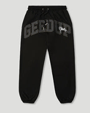 Geedup Team Logo/Handtstyle Trackpant Black/Grey/White PRE ORDER XS - XL