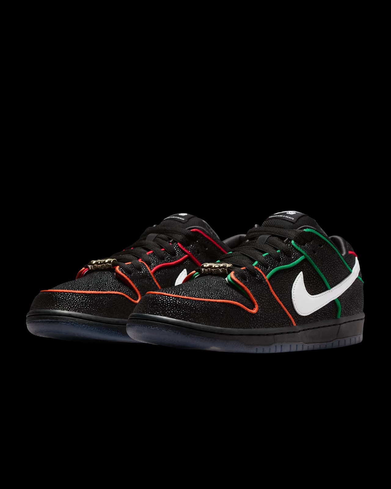 13M - Nike SB Dunk Low Pro x Bronx Girls Skate Black and Challenge Red Brand New
Authentic