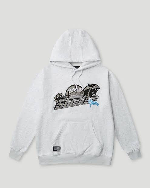Geedup SYDNEY SHOOTERS HOODIE WHITE MARLE/BLUE XL INHAND