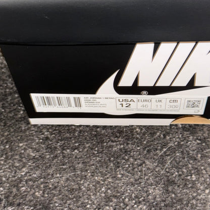 Jordan 1 Retro High OG Black White 2.0 12M Brand New Authentic