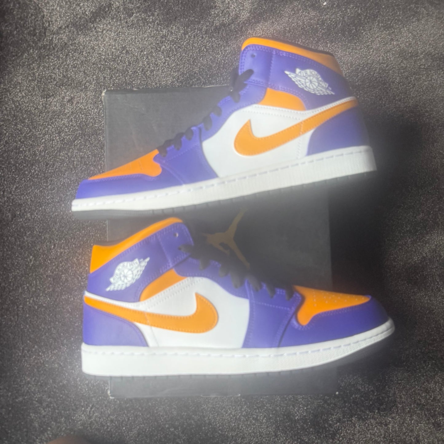 Jordan 1 Mid Lakers (2022) 12M 
Brand New Authentic