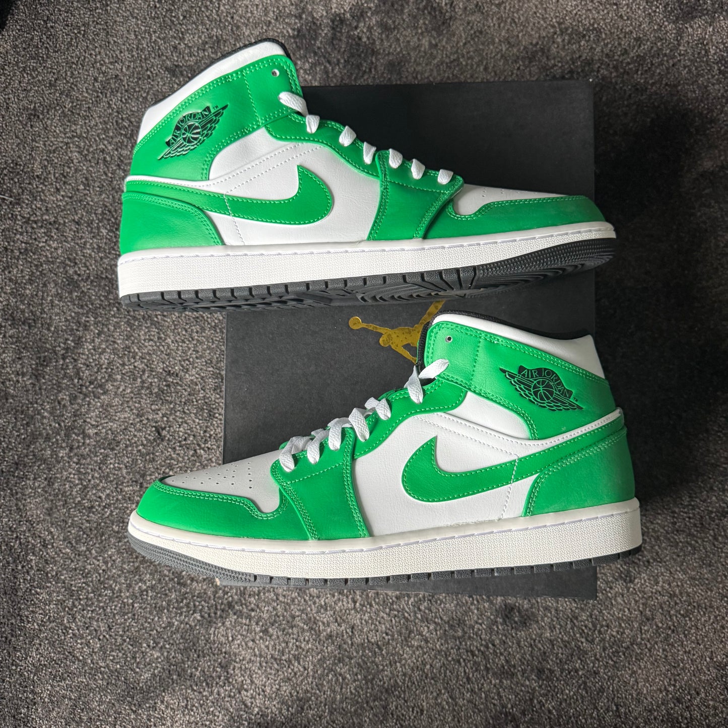 Jordan 1 Mid Lucky Green 12M 
Brand New Authentic