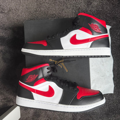 Jordan 1 Mid White Red Black 12M 
Brand New Authentic
