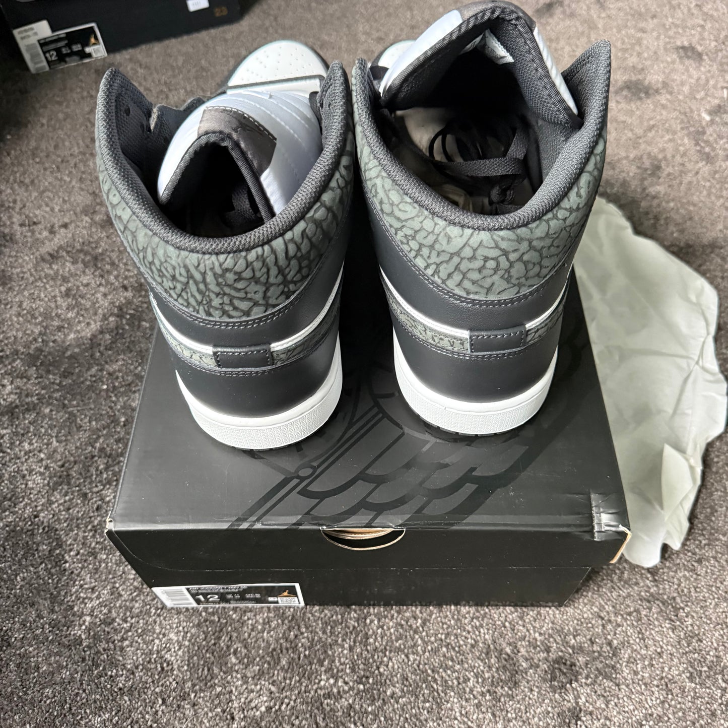 Jordan 1 Mid SE Panda Elephant 12M Brand New Authentic