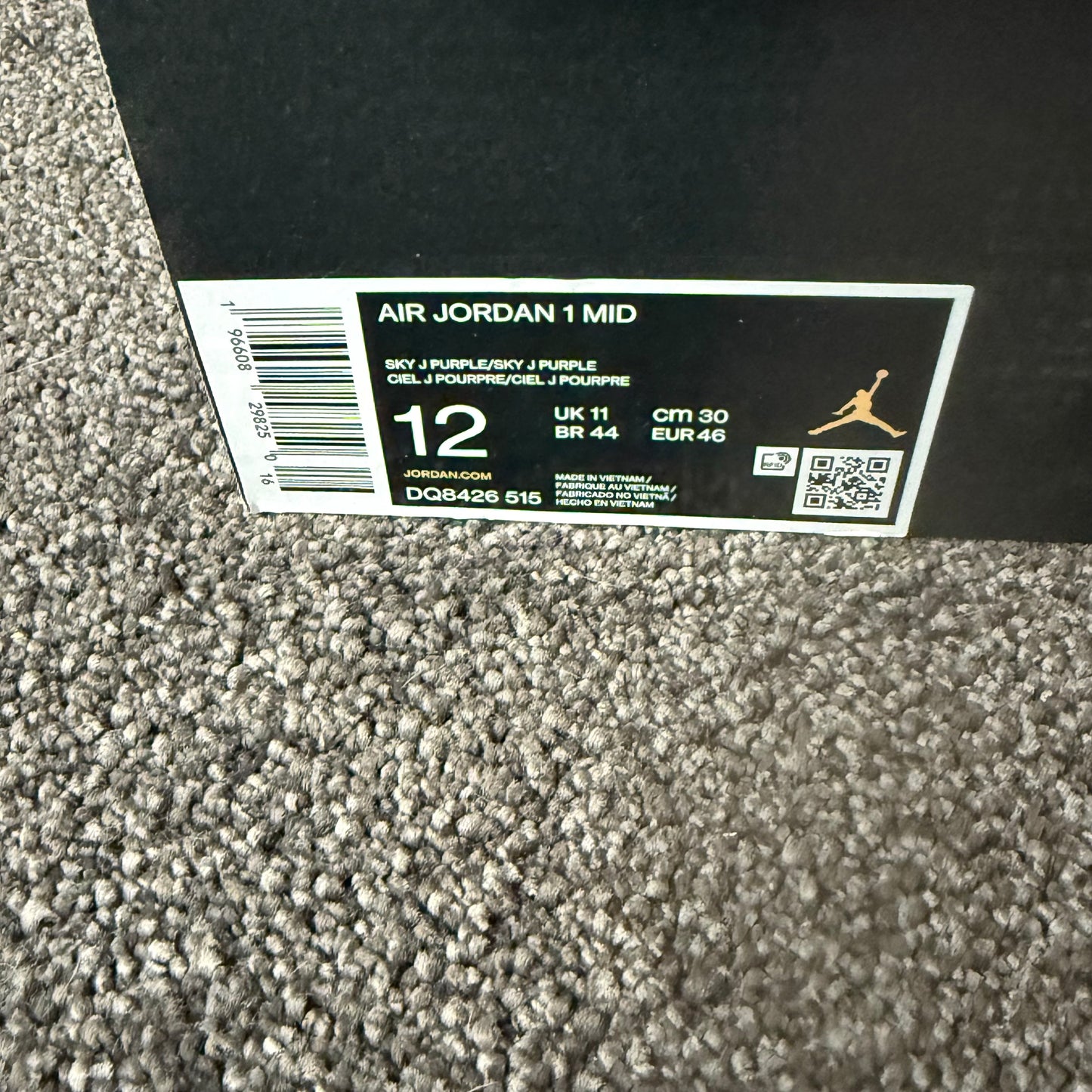 Jordan 1 Mid Blueberry 12M 
Brand New Authentic