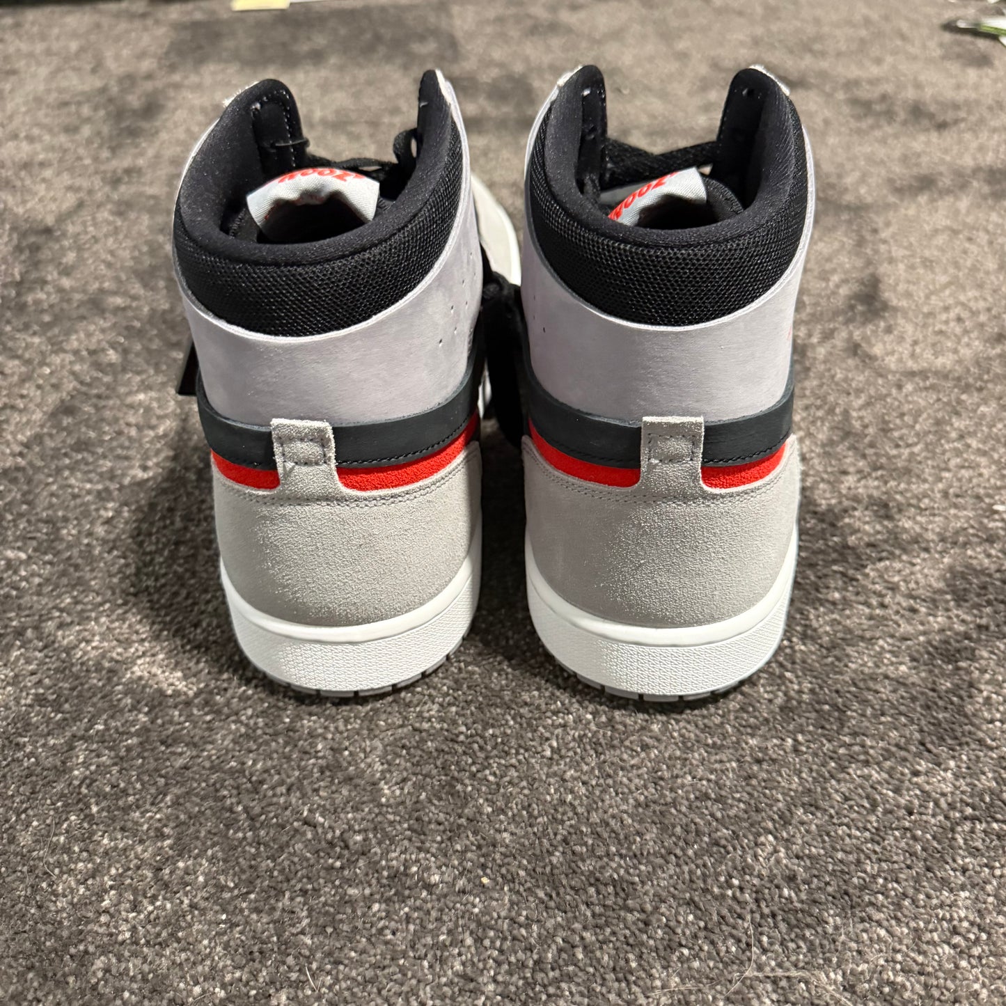 Jordan 1 High Zoom Air CMFT 2 Black Fire Red Cement 12M 
Brand New Authentic NO BOX