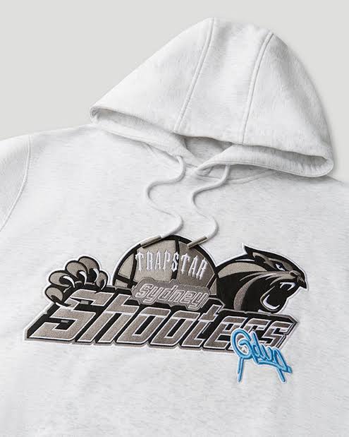 Geedup SYDNEY SHOOTERS HOODIE WHITE MARLE/BLUE XL INHAND