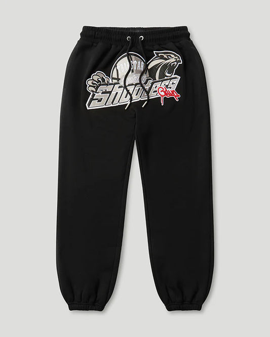 Geedup Sydney x Trapstar Shooters Trackpants Black/Red Small INHAND