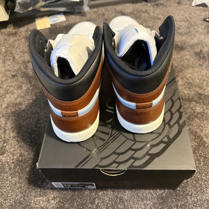 Jordan 1 Mid Brown Blue Grey 12M 
Brand New Authentic