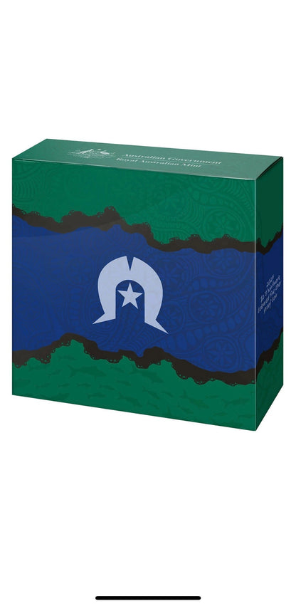 2025 30TH ANNIVERSARY OF TORRES STRAIT ISLANDER FLAG $2 “C” - SILVER PROOF COIN x1