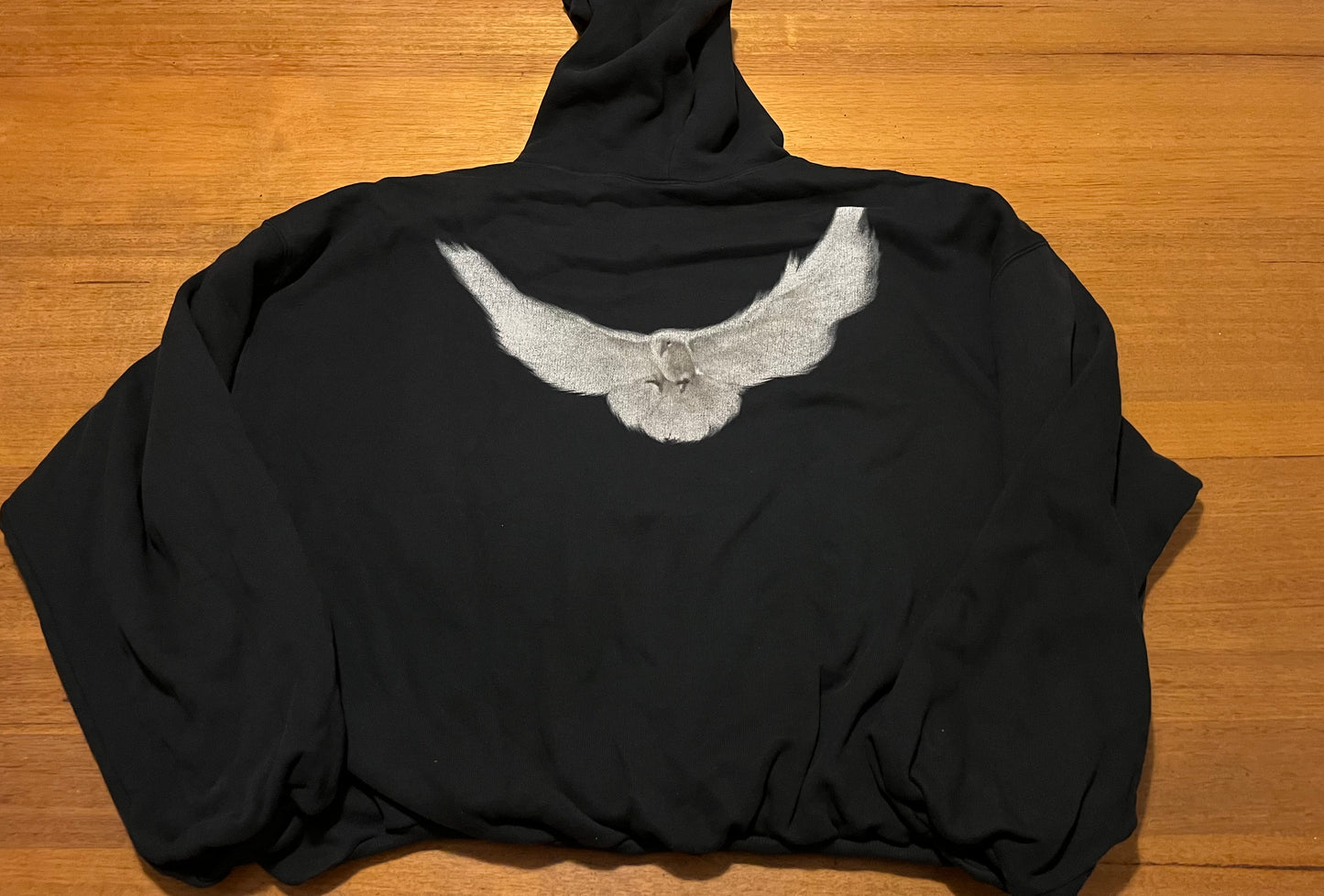 Yeezy x Gap Engineered by Balenciaga Dove Hoodie Washed Black XS - L INHAND SAME DAY SHIPPED ORDERED
