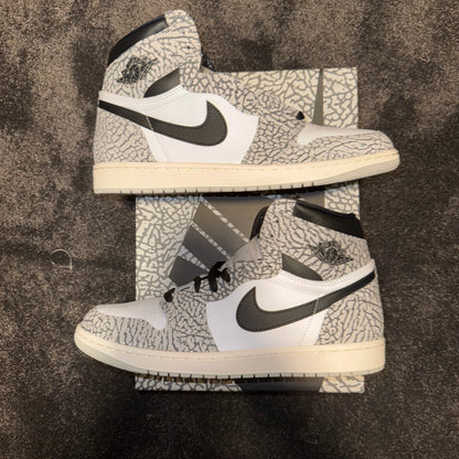 Jordan 1 Retro High OG White Cement 12M Brand New Authentic