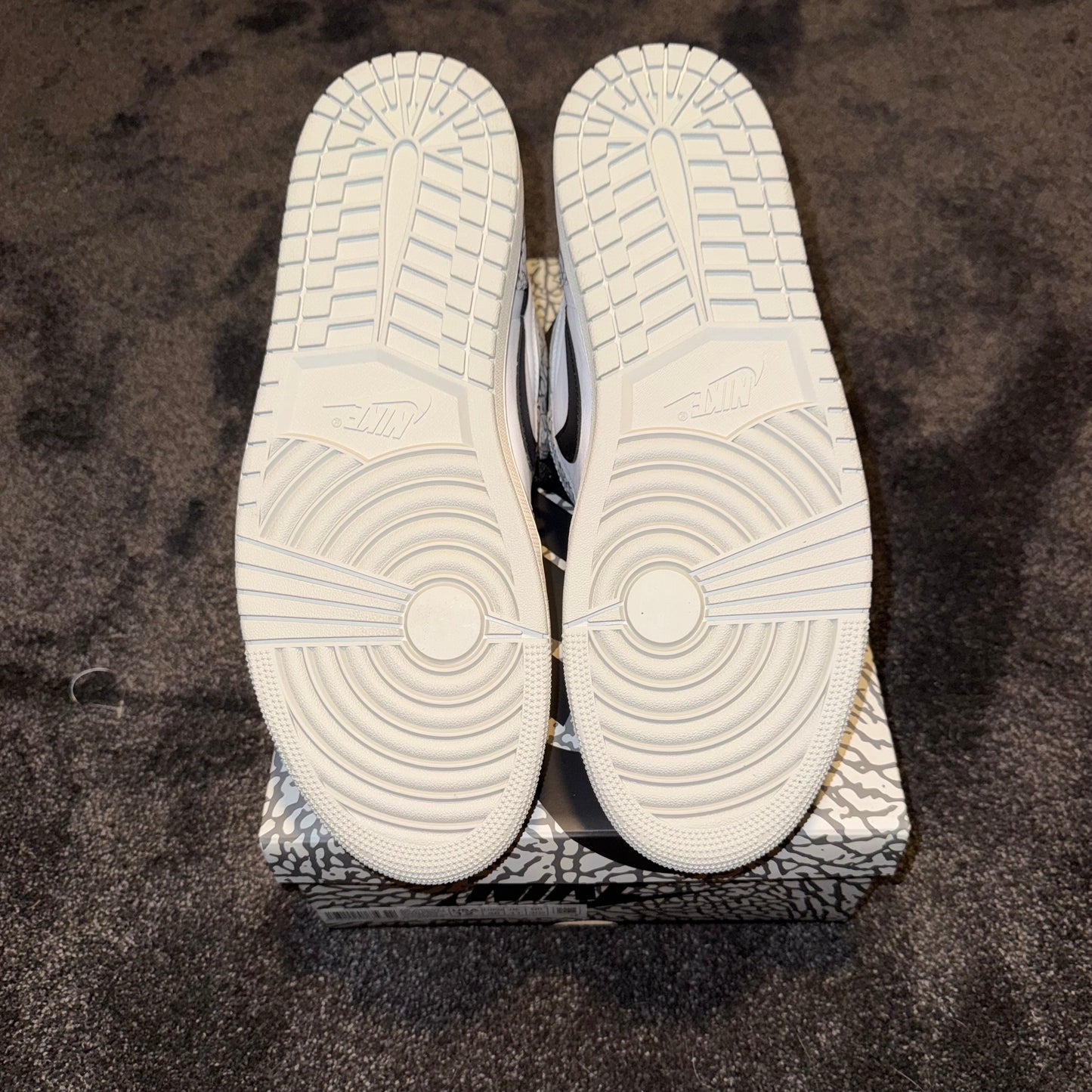 Jordan 1 Retro High OG White Cement 12M Brand New Authentic