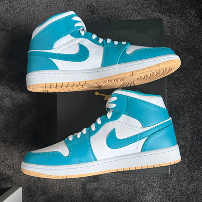 Jordan 1 Mid Aquatone 12M Brand New Authentic