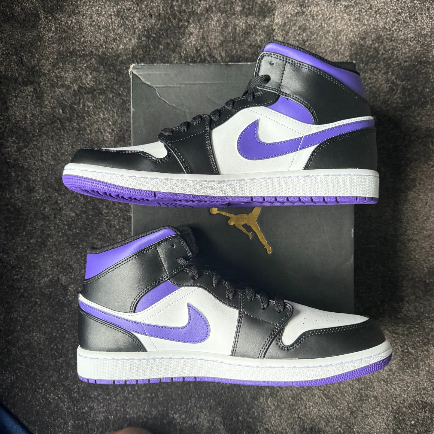 Jordan 1 Mid Dark Iris 12M Brand New Authentic