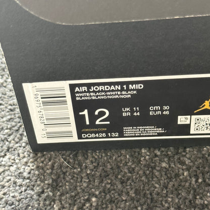 Jordan 1 Mid Reverse Panda 12M  
Brand New Authentic