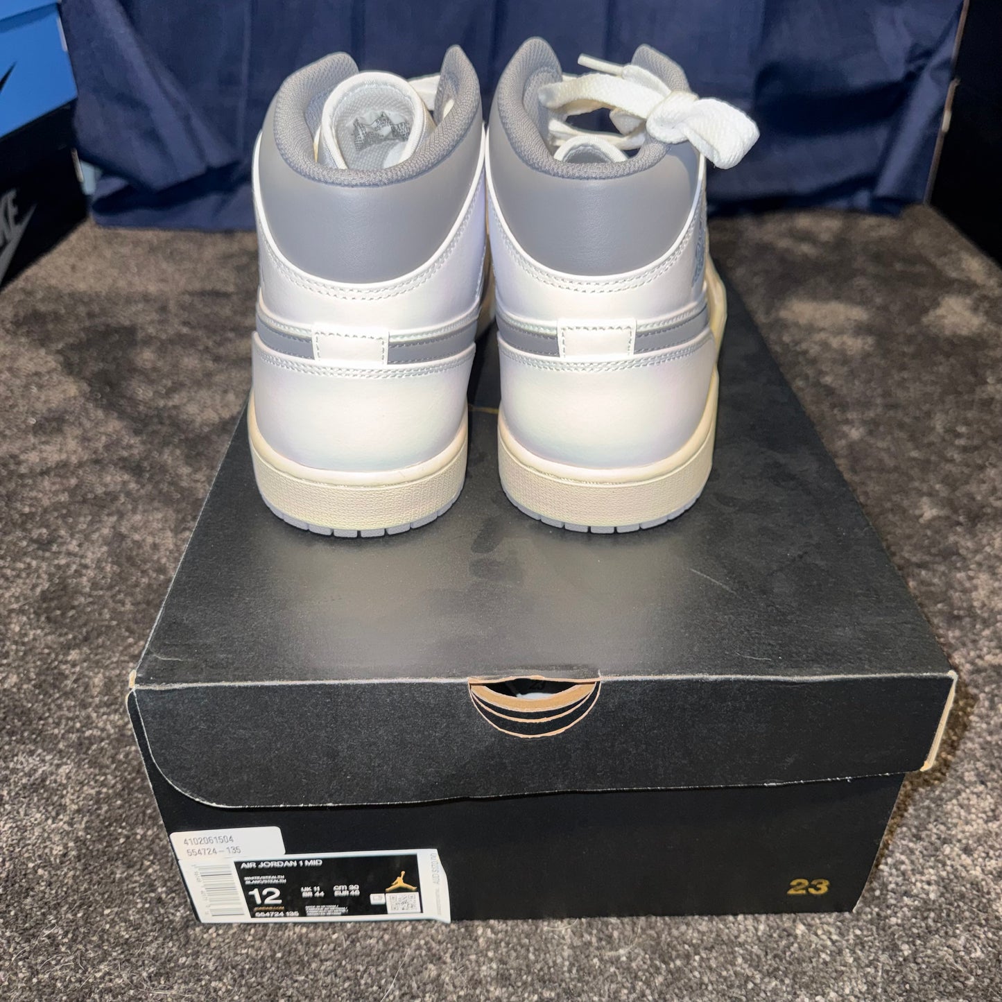 Jordan 1 Mid Neutral Grey 12M 
Brand New Authentic