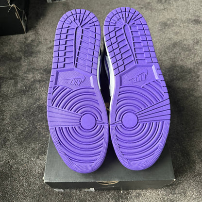 Jordan 1 Mid Dark Iris 12M Brand New Authentic