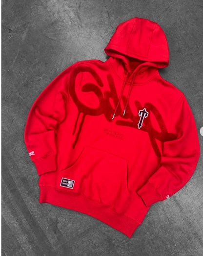 Geedup Handstyle x Irongate T Hoodie Red XS & S inhand