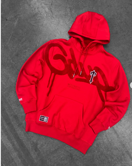 Geedup Handstyle x Irongate T Hoodie Red XS & S inhand