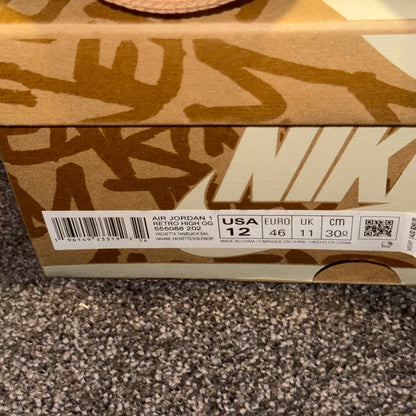 Jordan 1 Retro High OG Heirloom 12M Brand New Authentic