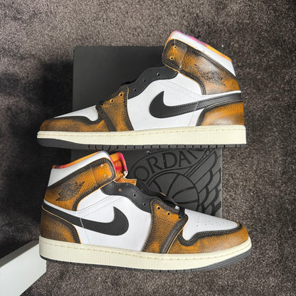 Jordan 1 Mid SE Orange Wear Away
12M Brand New Authentic