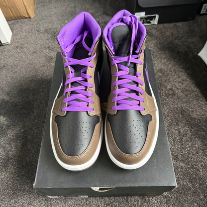 Jordan 1 Mid Purple Mocha 12M 
Brand New Authentic