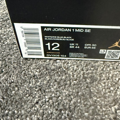 Jordan 1 Mid SE Ice Blue 12M 
Brand New Authentic