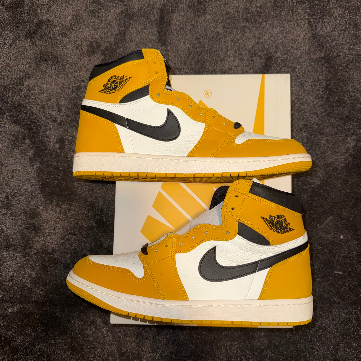 Jordan 1 Retro High OG Yellow Ochre 12M  Brand New Authentic