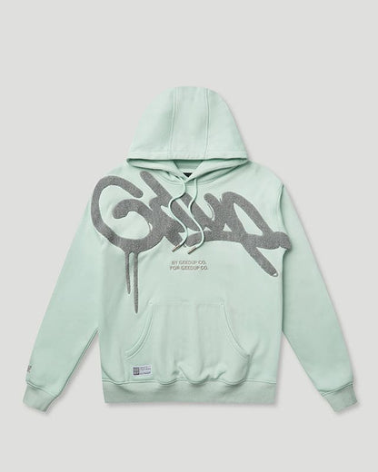 Geedup Handstyle Hoodie Teal/Grey XS - XXL