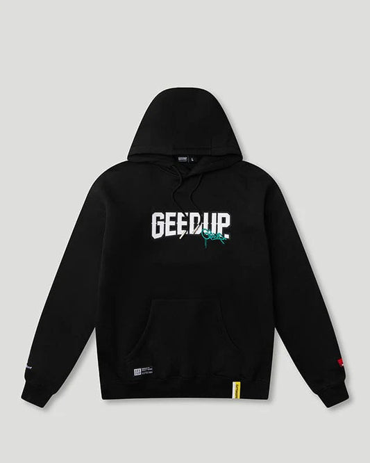 Geedup Play for keeps x Foot Locker Hoodie Black/Turbo Green/White XS-2XL Inhand