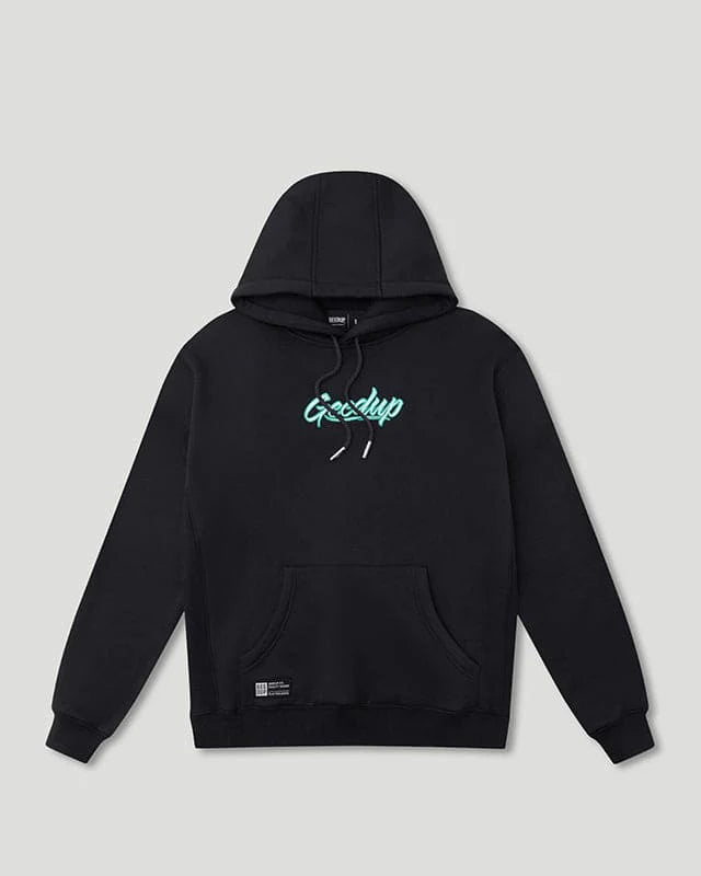 Geedup Script Hoodie Navy/Teal XS - XXL
