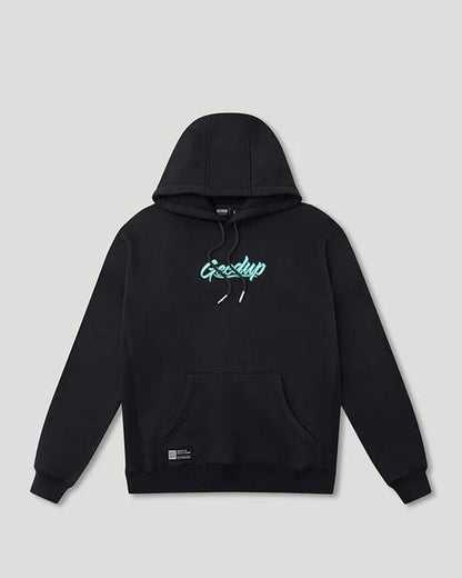 Geedup Script Hoodie Navy/Teal XS - XXL
