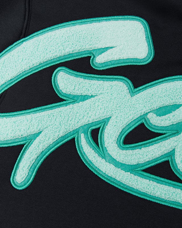 Geedup Script Hoodie Navy/Teal XS - XXL